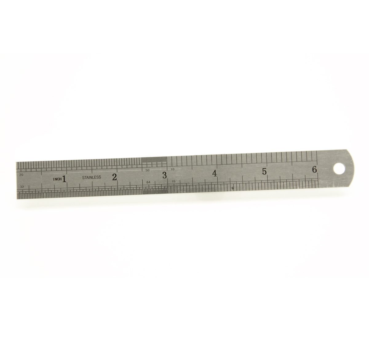 6 x 12 metric and 64s steel ruler 1