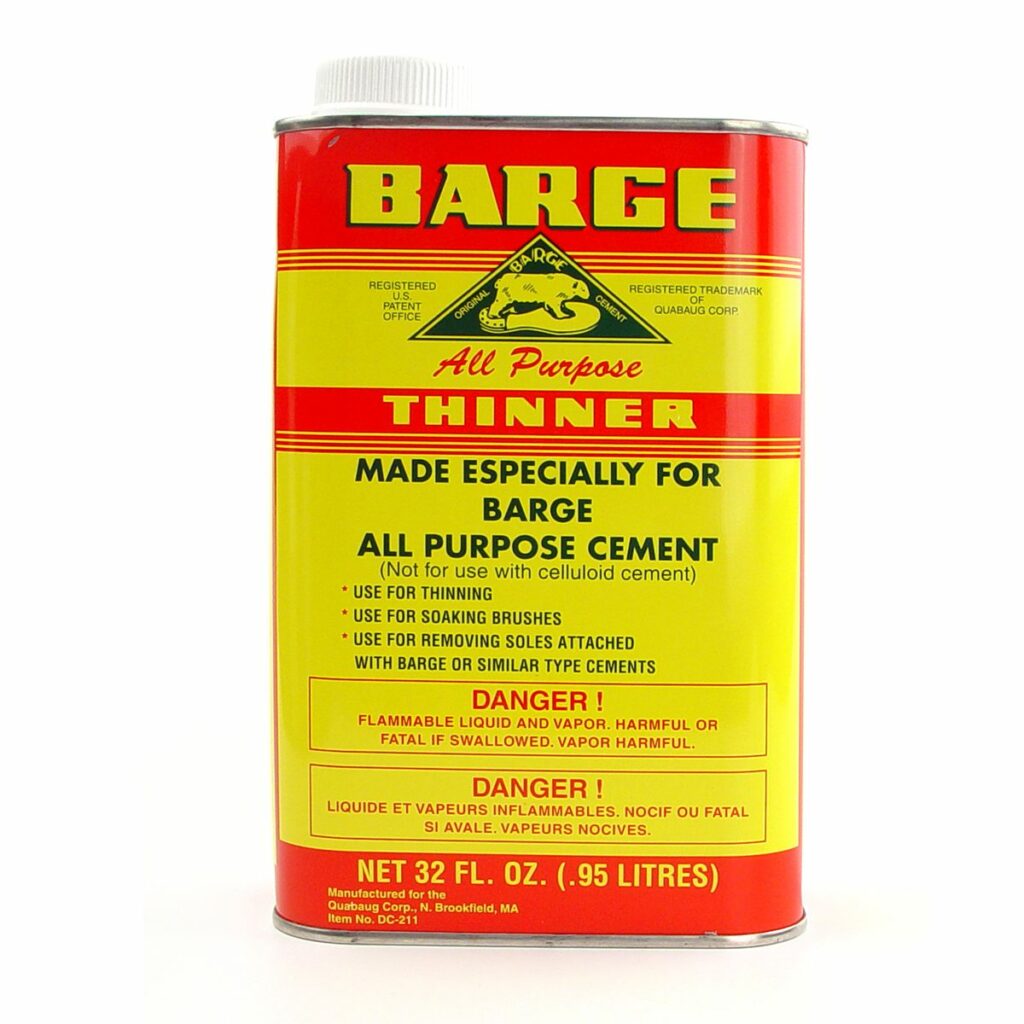 barge cement thinner qt can