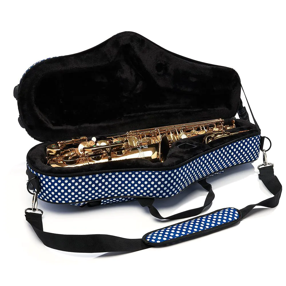 Buy Beaumont Alto Saxophone Case blue Polka Dot Online at 121.5 JL