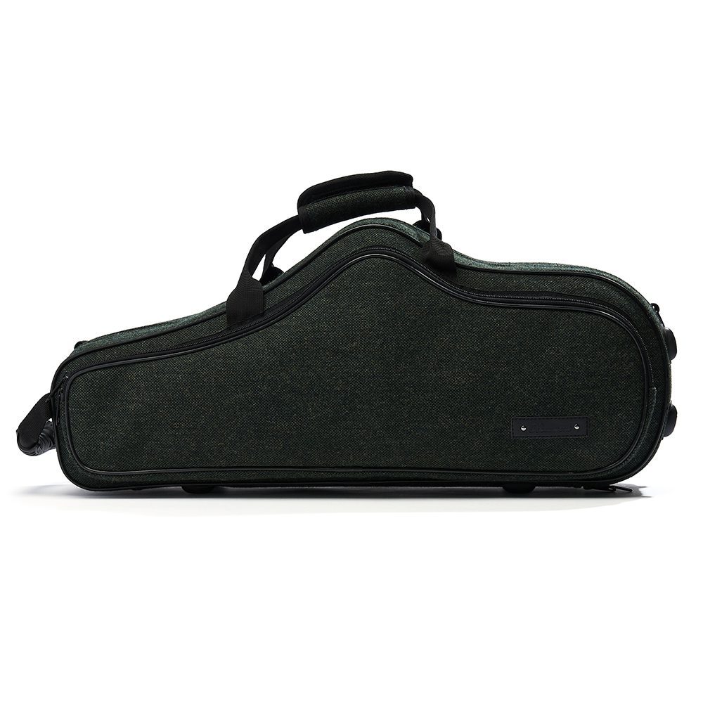beaumont alto saxophone case racing tweed 1