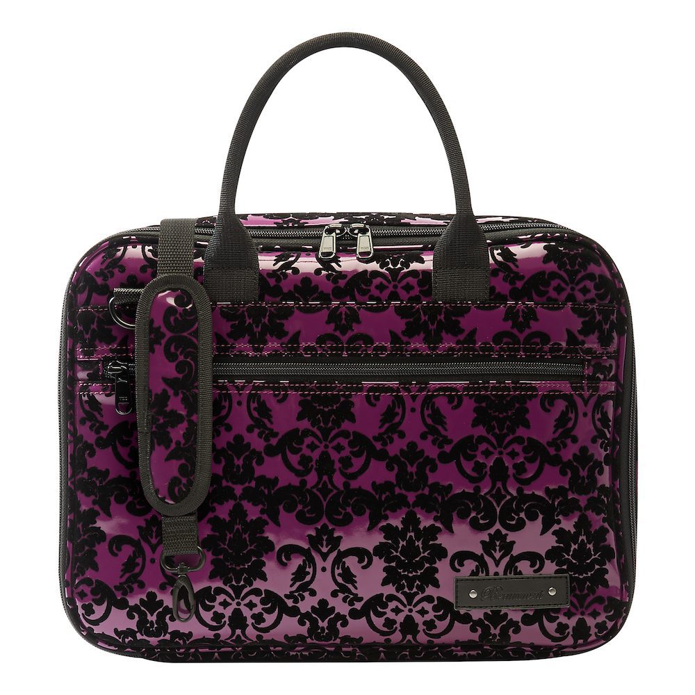 beaumont clarinetoboe carry case purple lace 4