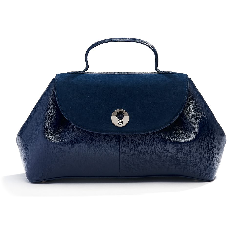 beaumont flutepiccolo leather handbag la parisienne navy 7