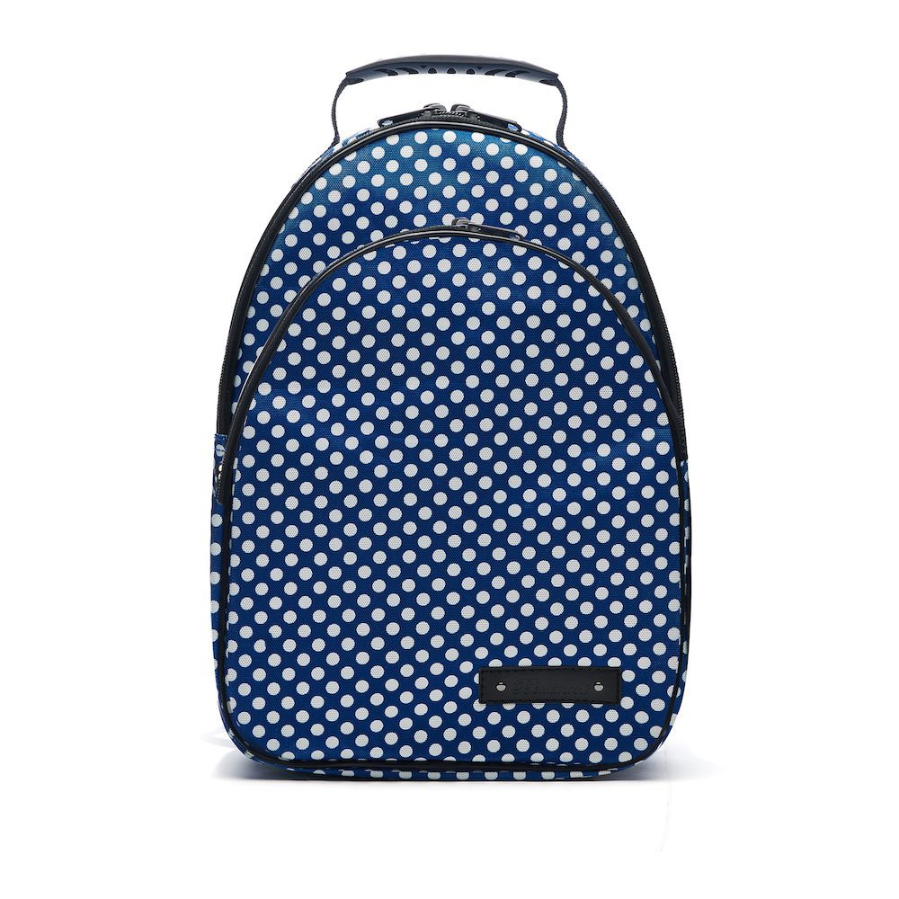 beaumont student clarinet case blue polka dot