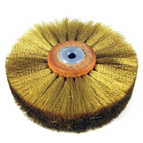 Brass Wire Scratch Brush 4 Row