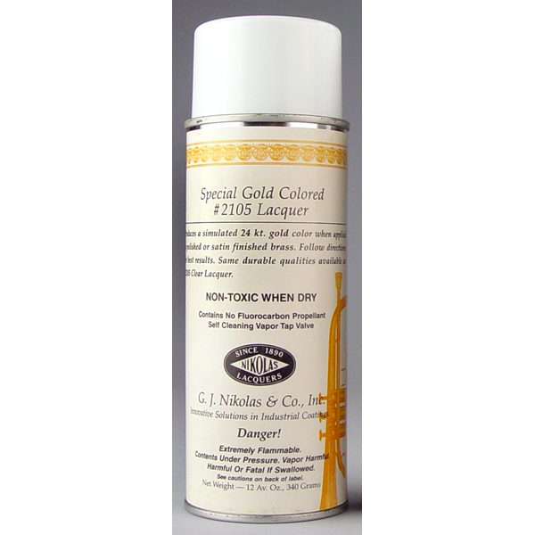 spray can lacquer 12 oz 2105 gold