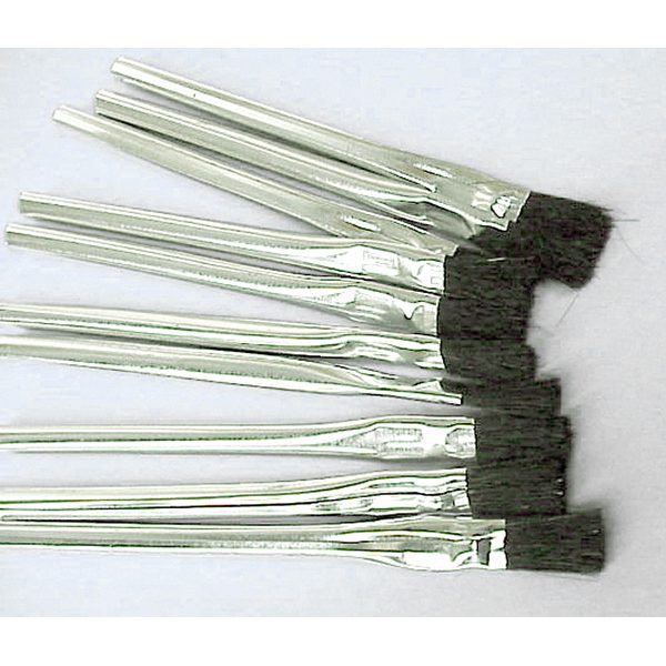 Tin Handle Flux/Acid Brush 3/8 x 3/4 x 5-3/4