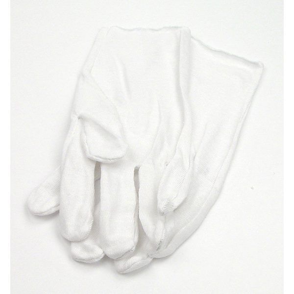 white cotton gloves doz