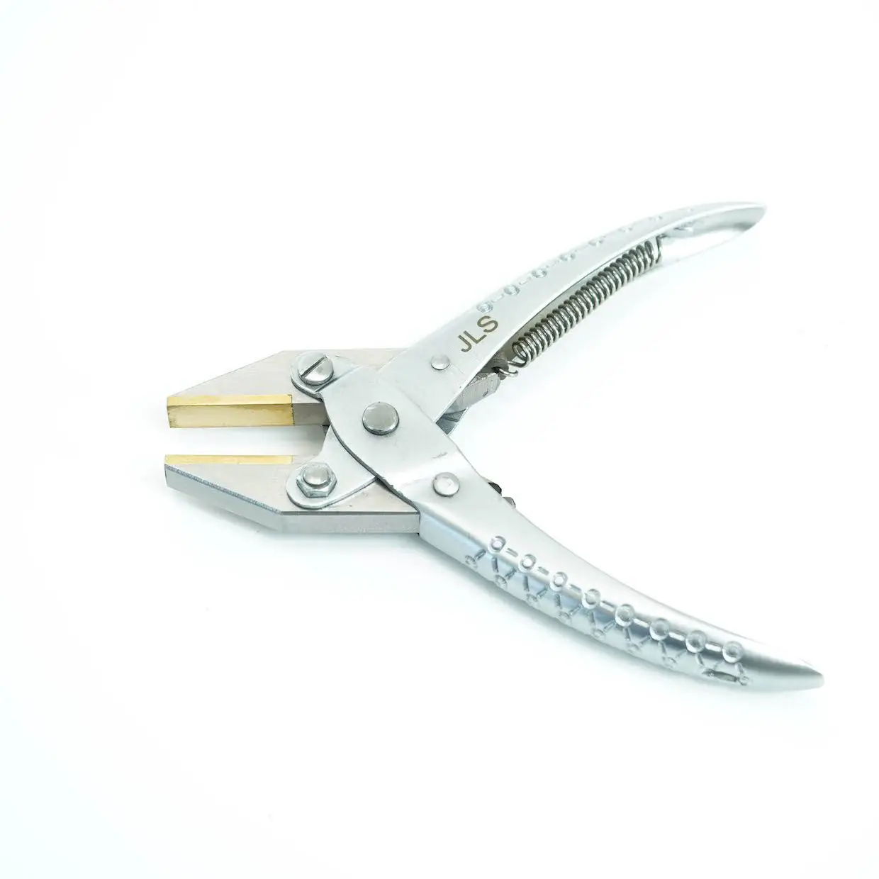 PL8670 = Parallel Pliers with Flat Nose Brass Jaws - FDJ Tool