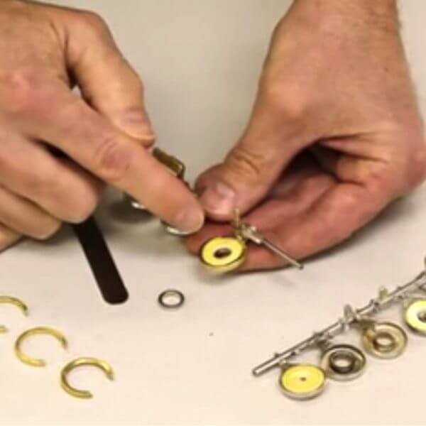 removing open hole flute bushing