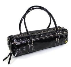 fluterscooter case cover black patent leather 98423